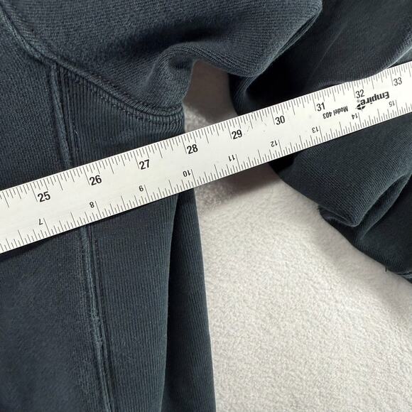 Vintage Ralph Lauren Hoodie Men's 2XB 2XL Big Black Heavyweight Zip Thermal Hood - Picture 6 of 8